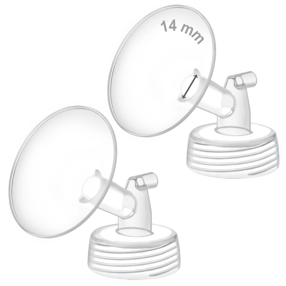 (image for) Maymom widemouth one-piece flange for spectra, 14mm; 2 flange - Click Image to Close